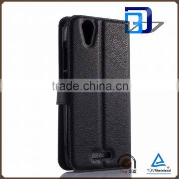 for Acer Liquid Z630 Case, Litchi Design Credit Card Wallet Stand Flip Leather Case for Acer Liquid Z630 Low Price China photo-3