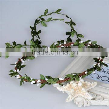 Wedding Artificial Flower Hair Wreath.summer Beach Gift Hair Jewelry Accessory photo-2