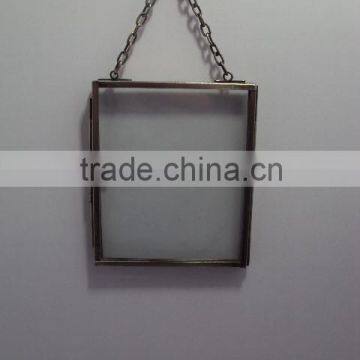 Glass Picture Frame Nickel Plated