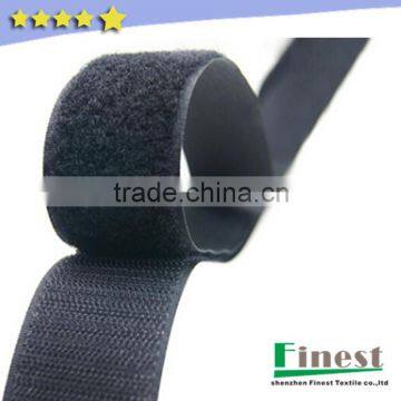 Black Fastening tape Hook Loop High Frequency weldable