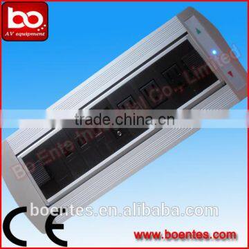 UL Approved Manual Flip Up Rotating Power Socket With 4*US Power Plug photo-4