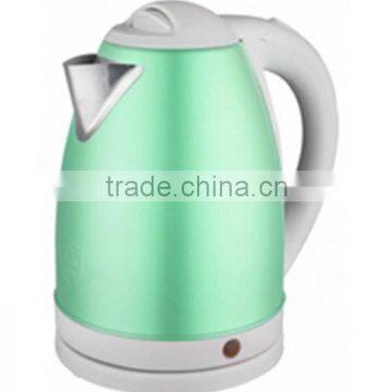Small Household Appliance Wide Colors Double Layer Baking Paint Stainless Steel Electric Kettle photo-5