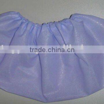 Plastic disposable purple PP+PE shoe cover