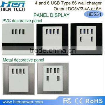 86 Type Mounting Box for HE-522 Series and HE-530 Series USB Wall Socket Using photo-6