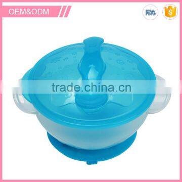 Baby products heat-resistance eco-friendly pp no spill bowl for kids