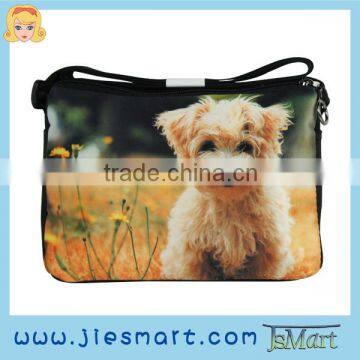 JSMART DIY messenger bag microfiber photo bag printing customized DIY bag