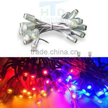 12mm Led Pixel 0.24W 50pcs per String Waterproof IP65 Led Pixel Light photo-2
