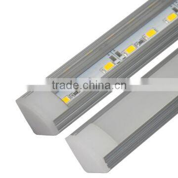 Triangle Aluminum Shell Transparent Milky Cover 12v 5630 Led Rigid Strip