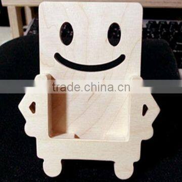 Wooden cell phone windshield Mount wooden cell phone holder wooden cell phone stand