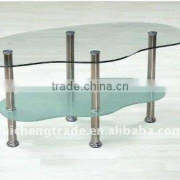 Modern / Elegant glass coffee table living room furniture