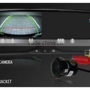 4.3 inch rearview mirror monitor Germid with parking sensor ,reverse camera
