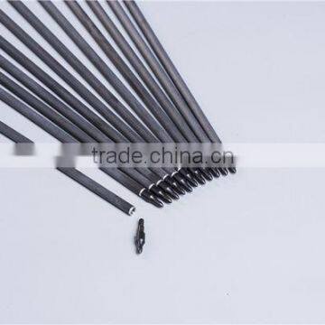 Black Archery Carbon Fiber Hunting Arrows With Replaceable Tips For Compound Bow photo-2