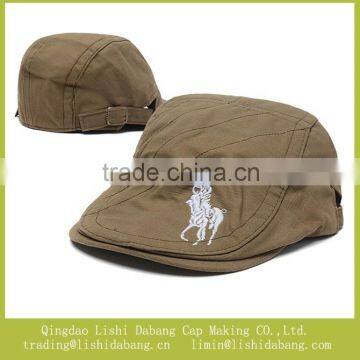 100%cotton Twill Peaked Cap Beret Cap photo-2