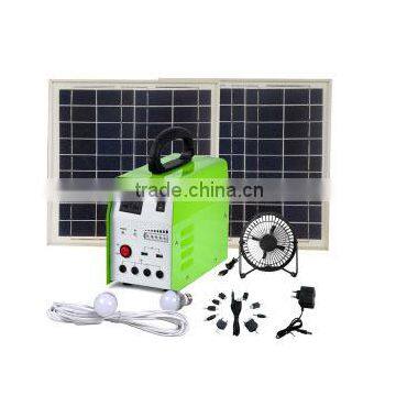 18V 20W 12AH Portable Solar Power System (With radio&mp3 function)