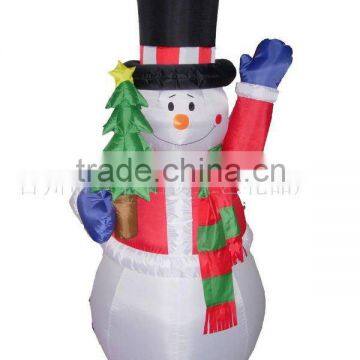 Inflatable Christmas snowman