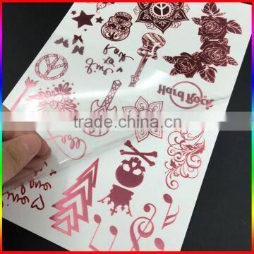 Red flash temporary tattoo sticker supplier