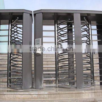 304 stainless steel entrance passage gate RFID double lanes full-height turnstile