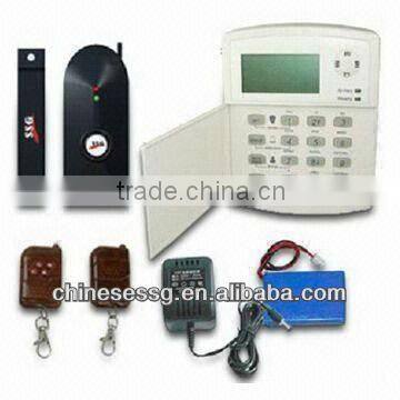 gsm LCD alarm system support 6 alarm telephone numbers