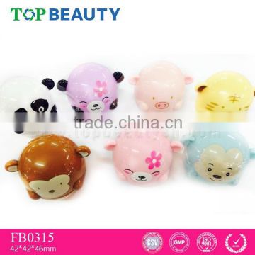 FB0315 New animal cup shape lip balm