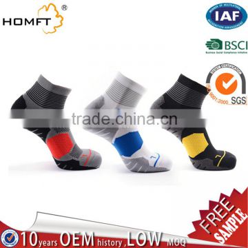 Newest outdoor sport running mens thick socks coolmax