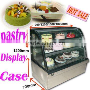 Stainless Steel Cake Refrigerator Showcase