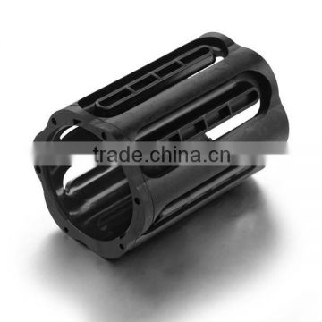 Black anodized precision cnc aluminum machinery part