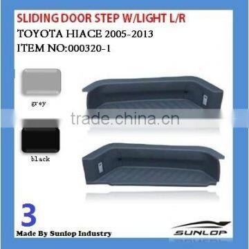 toyota hiace parts sliding door step with light #000320-1 sliding door step for hiace van,commuter,KDH200