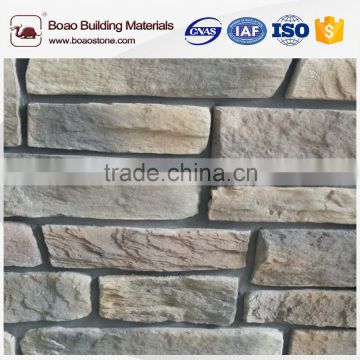 Artificial cement stacked stone for exterior wall