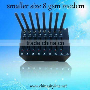 SKYLINE! With Q2403 module, 8 Port USB/RS232 SMS Modem/ massive sms sender / mini gsm modem