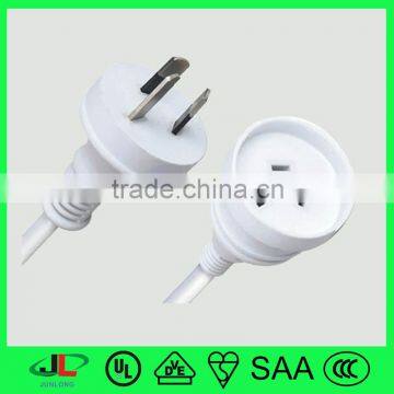 SAA ac power cord, power cords with molded plug, electrical light cord