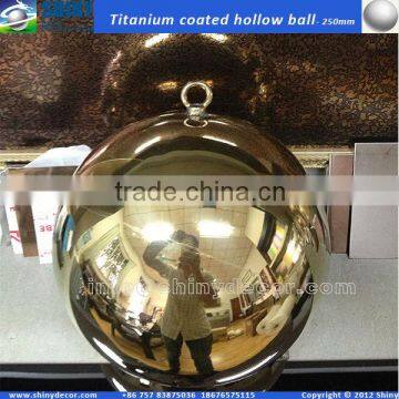 10" Gold steel ball