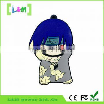 Promotional best selling PVC 8GB Cartoon Character Usb Flash Drive