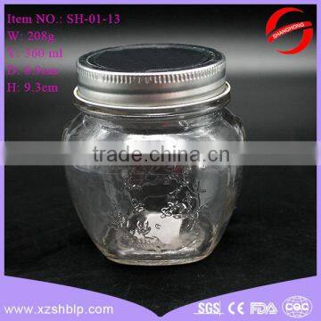 12oz 360ml glass jam jar for sale