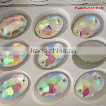 New product OEM design sew on glass stone for sale