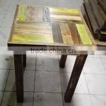 Antique carved round wooden coffee table in Shunde