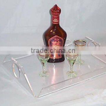 Acrylic Serving Tray/Restaurant Lucite Serving Tray