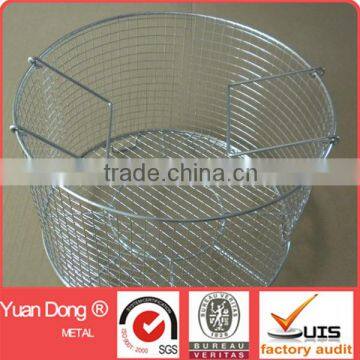 304 stainless steel wire mesh round basket