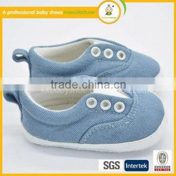 Hand Made Newborn Kids Shoes for Boy Babies Canvas Wholesale Baby Shoes photo-4