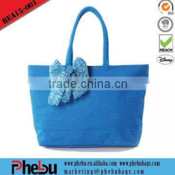 canvas rope handle beach bag