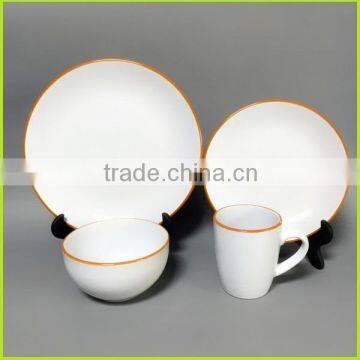 Italy ceramic glaze dinnerware set 16 pcs