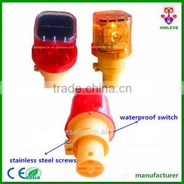 Solar Led Flashing Warning Road Safety Light photo-5