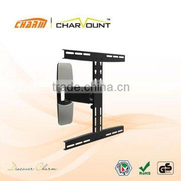 Top grade +/-90 degrees rotating tv stand/tv stand leg