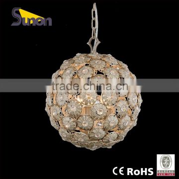 3 light fancy decortive light/round Ball crystal chandelier