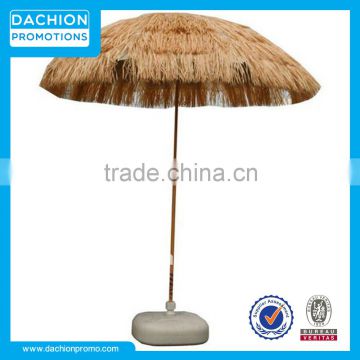 Advertising Logo Straw Beach Umbrella