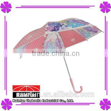 Manual Open Customized Straight Kids POE Umbrella