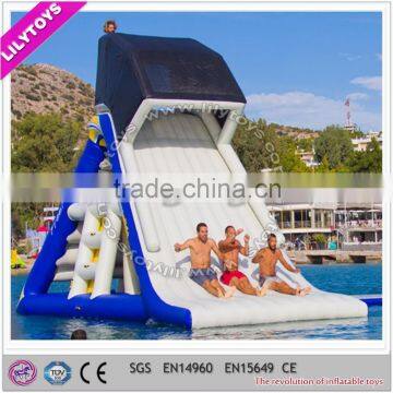 giant inflatable water toy slides / inflatable floating water slide ,water games for adult ,aqua park toys