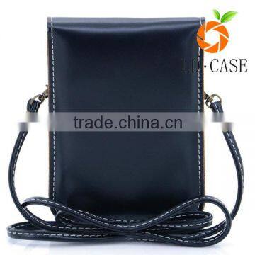 Fashionable girl bag Universal PU Leather 4 layers Mobile Phone carring Bag