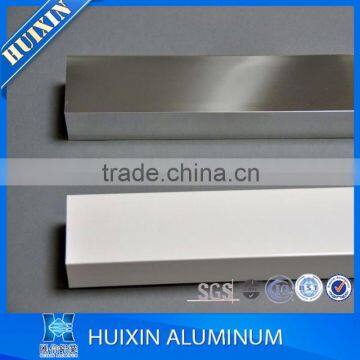 Anodized custom size aluminium tube/pipe profiles rectangular aluminum profiles