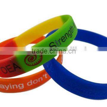 Wholesale China gift / Personalized luminous silicone bracelet