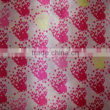 printed polyester satin textile